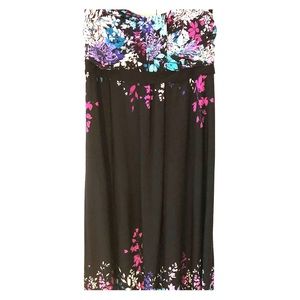 Torrid full length strapless summer dress